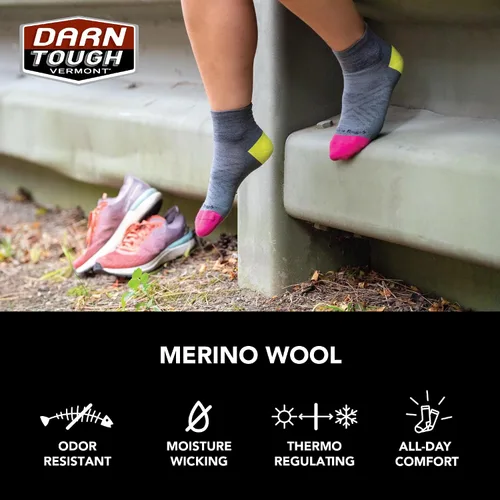 Vista 4 de Darn Tough Element 14 - Calcetines ligeros con cojín para mujer (estilo 1113)