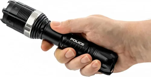 Vista 3 de POLICE Stun Gun 8800 - Max Volt recargable con linterna táctica LED