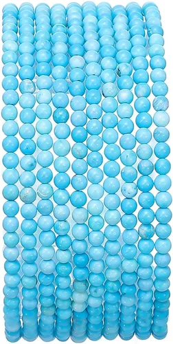 Vista 62 de BEADIA Cuentas redondas de jade africano natural de piedra suelta semipreciosas para hacer joyas 4MM 38cm/hebra