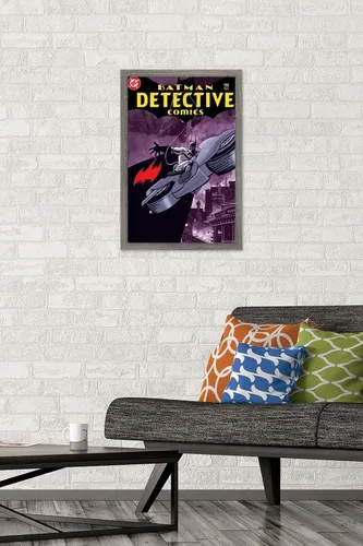 Vista 2 de Trends International DC Comics Batman - Póster de Batman Detective Comics #792, 22.4 pulgadas de largo x 14.7 W, versión enmarcada de madera