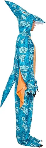 Vista 5 de EraSpooky Disfraz de dinosaurio para adultos, pijama de pterosauria de lujo para hombre