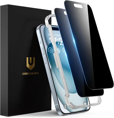 Vista 19 de UNBREAKcable Paquete de 2 protectores de pantalla de privacidad para iPhone 11 Pro Max/Xs Max, vidrio templado inastillable