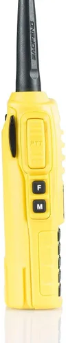 Vista 4 de Radio de banda dual de alta potencia BaoFeng, Amarillo, Amarillo