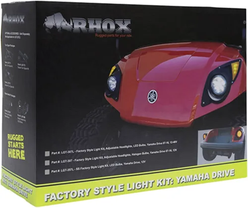 Vista 6 de Red Hawk LGT-307L Kit de luces compatible con/repuesto para carritos de golf Yamaha Drive 2007-2016, 12V-48V