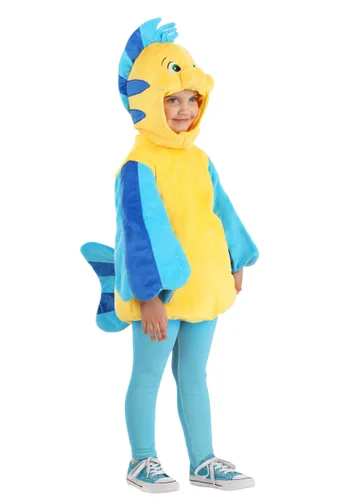 Vista 8 de Disfraz de Peluche de Flounder de Disney para Niños Pequeños Multicolor