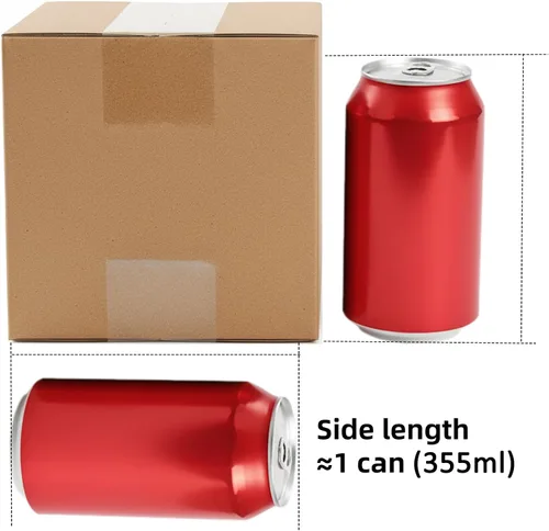 Vista 3 de Peohud Cajas de envío de 5 x 5 x 5 pulgadas, paquete de 30 cajas de cartón corrugado, cajas de correo de cubos pequeños para embalaje, mudanza