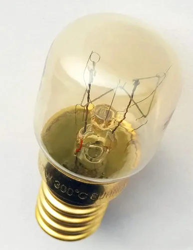Vista 3 de Bombilla E14 de 15 W T22 para horno microondas, 300 de alta temperatura, blanco cálido, incandescente, ángulo de haz 360, 120 V, paquete de 3