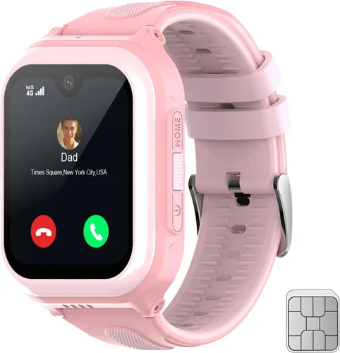 Vista 5 de LogHog Kids Smart Watch with Real Time GPS Tracking SOS Emergency Call GEO Fence 2-Way Calls Video Calling 4G 1.78'' Large Screen Smart Phone Watch