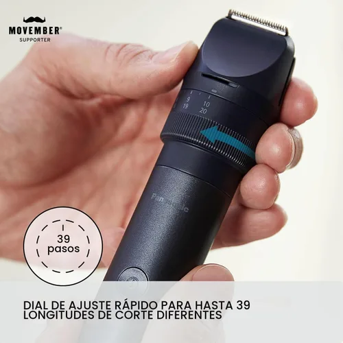 Vista 2 de Panasonic MultiShape - Recortador eléctrico para barba y cabello, 39 longitudes ajustables de corte y sistema avanzado de cuchillas, cortapelos