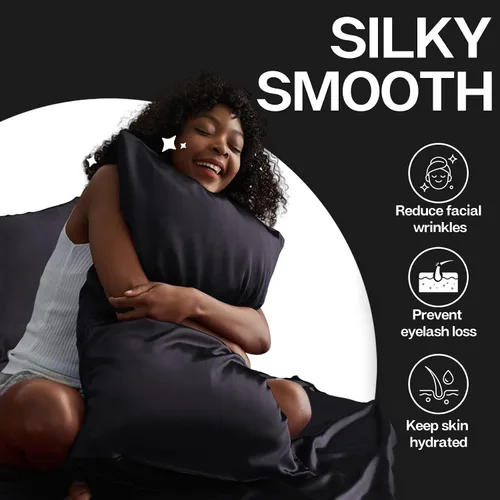 Vista 4 de MR&HM - Funda de almohada de satén