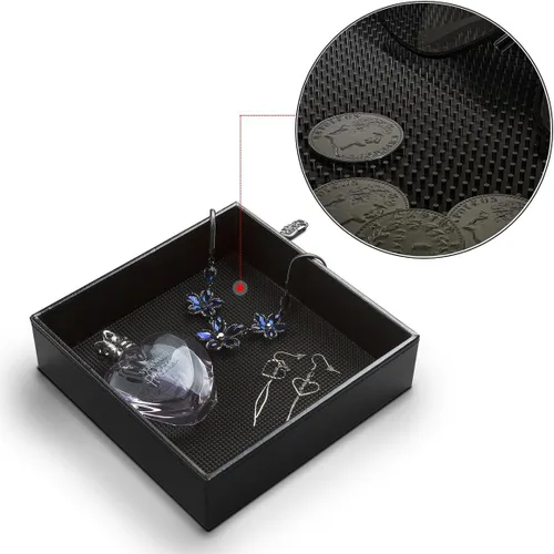 Vista 2 de Jack Cube MK206D - Bandeja de almacenamiento de artículos de papelería cosmética, organizador de artículos de papelería para llaves, teléfono
