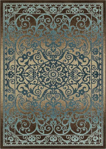 Vista 37 de Maples Rugs Pelham - Alfombra vintage para sala de estar y dormitorio [Hecha en EE.UU.]
