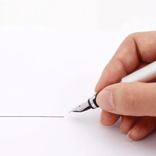 Vista 6 de LIOONS Pluma estilográfica para escritura de 0.020 in, punta extrafina, bolígrafo de tinta de metal, bolígrafo de caligrafía, bolígrafo de escritura