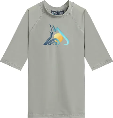Vista 40 de Kanu Surf Boys Haywire UPF 50+ Sun Protective Rashguard Swim Shirt Estrellas Alaska Blue
