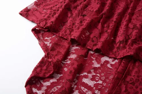 Vista 6 de Alingna NIYIGEJI Vestido de cóctel sexy con cuello en V para mujer