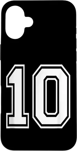 Vista 23 de Number 10 Varsity Style Bold Sports Birthday Case for iPhone 17