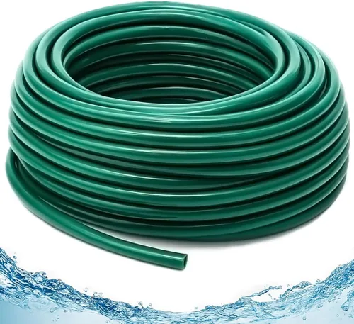 Vista 11 de Bonviee Tubo de riego de 1/2 pulgada con 4 paquetes de conectores de 6 vías, tubo de riego por goteo de 50 pies ideal para sistema de riego