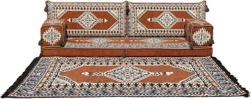 Vista 65 de arabicsofa Sofá de piso árabe Jalsa - Sofá tradicional hecho a mano para sala de estar