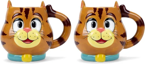 Vista 18 de ESNCHMG-BR - Taza de té de cerámica brillante con carácter de oso negro gordito de 20 onzas para tu bebida matutina favorita