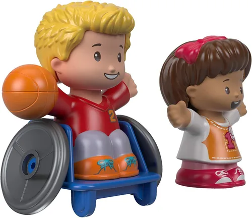 Vista 4 de Fisher-Price Figuras de Little People Josh & Mia
