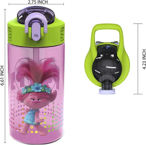 Vista 2 de Botella de agua Trolls 2
