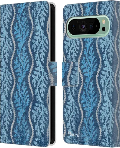Vista 16 de Head Case Designs Officially Licensed Paul Brent Agate Mermaid Coastal Leather Wallet Case Compatible with Google Pixel 9 Pro XL