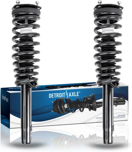 Vista 24 de Detroit Axle - Puntales 4WD para Ford Expedition Lincoln Navigator 1997-2002, 4 puntales completos con muelle helicoidal delantero trasero 1998 1999