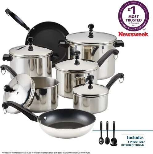Vista 109 de Farberware Olla clásica de vapor hecha en acero inoxidable, 3 qt.