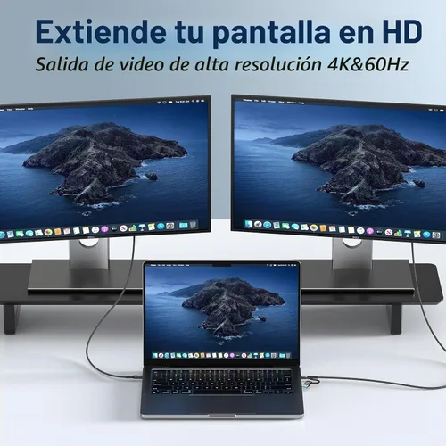 Vista 6 de Cable USB A a C Android Auto de 3.3 pies [2 paquetes], USB C PD de Negro