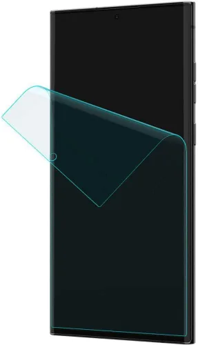 Vista 2 de Spigen NeoFlex - Protector de pantalla diseñado para Galaxy S22 Ultra (2022) (paquete de 2) - Compatible con fundas