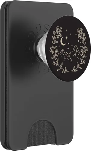 Vista 7 de Crema - PopGrip adhesivo PopSockets Boho Floral Moon Mountain