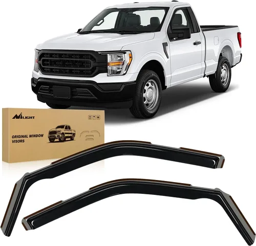 Vista 13 de Nilight - Deflectores de lluvia en canal para Ford Bronco Sport 2021 2022 2023 2024, deflectores de ventana originales, viseras de ventilación