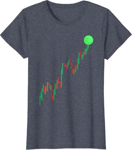 Vista 66 de Cute Stock Trading Design for Men Women Stock Market Trader T-Shirt Asphalt Grey