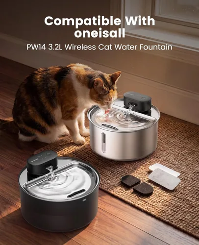 Vista 5 de oneisall 8 filtros de repuesto para fuente inalámbrica para gatos de 2.2L