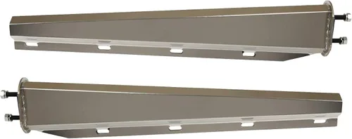 Vista 11 de Mytee Products Barra de Luz de Gancho de Tapa de Barro Cargada con Resorte de Acero Inoxidable de 30" con Recortes de Luz Redondos – Espaciado