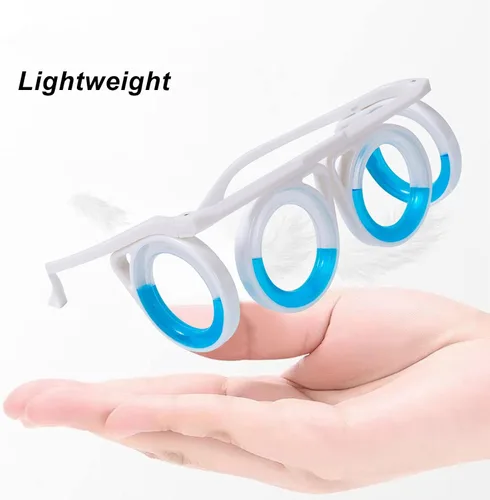 Vista 4 de Lentes para mareo por movimiento, diseño líquido, sin lentes, ligeros, antimareo, plegables, portátiles, elevados, para enfermedades del aire