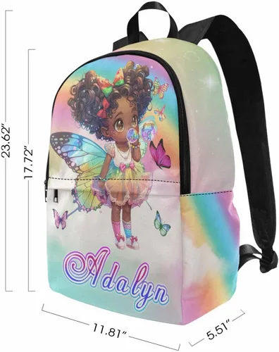 Vista 194 de Texto personalizado Elefante desgaste gafas mochila mochila mochila casual Daypack bolsa para mamá niñas, color86-4, Mochilas Daypack