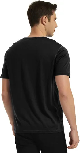 Vista 3 de METARINO Camisetas de lana merina para hombre, de manga corta, ligeras, cuello redondo, para senderismo, caza, ciclismo