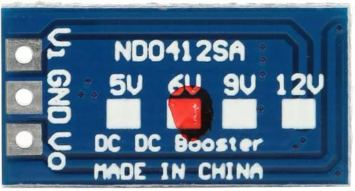 Vista 2 de 2 unids DC-DC Módulo regulador Step-up Module Boost Convertidor para motor LED 7W 2.6-5.5 a 5V/6V/9V/12V ND0412SA (5V)