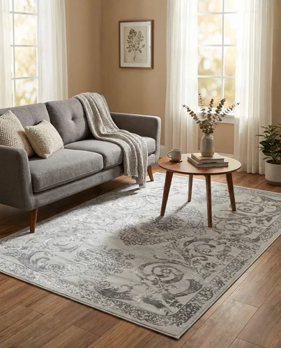 Vista 24 de Rugs.com Alfombra de la colección Finsbury, alfombra mediana de 2 x 3 pies, color beige, perfecta para salas de estar, comedores grandes, planos