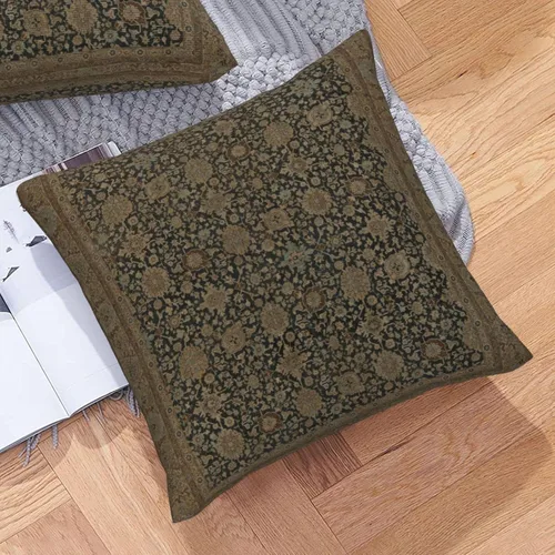 Vista 7 de Fundas de almohada con estampado de alfombra persa antigua Tabriz, fundas de cojín modernas, fundas de almohada cuadradas decorativas para sofá
