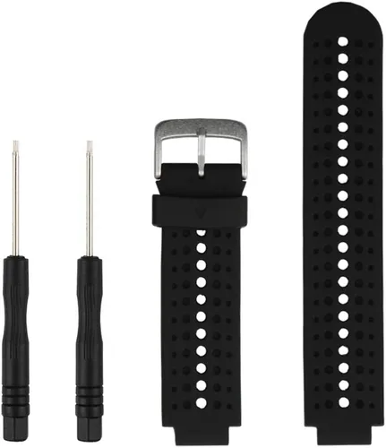 Vista 6 de Correa de repuesto para reloj inteligente para Garmin Forerunner 220/230/235/620/630/735XT/235Lite Tamaño libre 5.11"-8.46