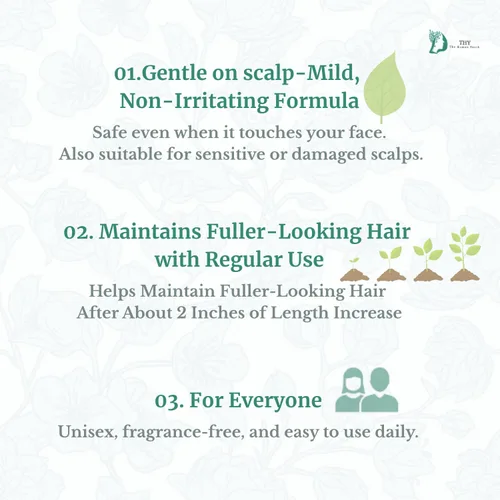 Vista 2 de [THY rootup+] Tónico botánico para el cabello, espray de hierbas para el cuero cabelludo para cabello de aspecto más completo, fórmula no grasa