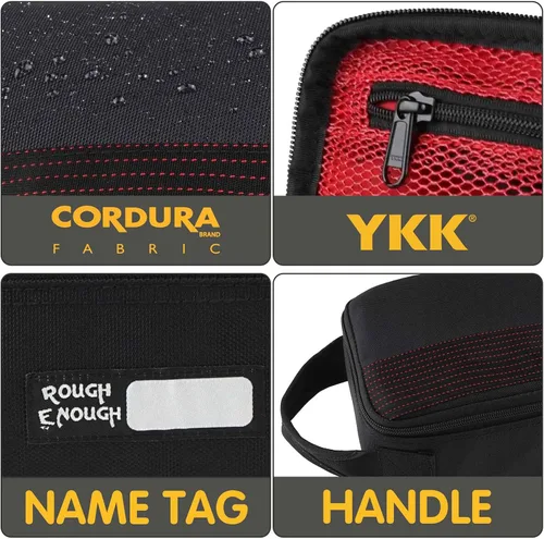 Vista 4 de Rough Enough - Bolsa de herramientas pequeña portátil, organizador EDC con asa