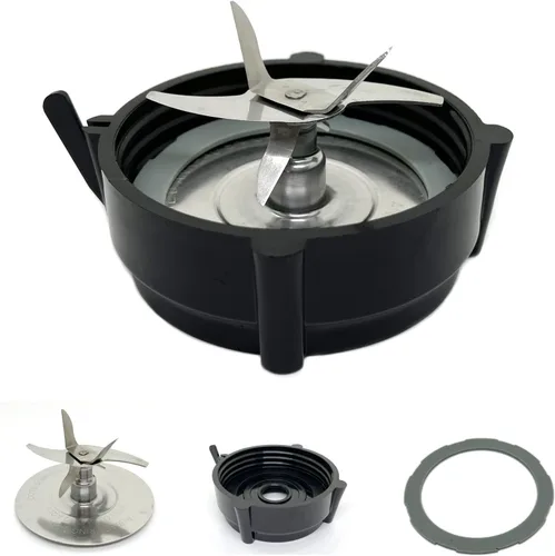 Vista 5 de Pro 1200 Blender Blade Reemplazo de acero inoxidable para Oster Pro 1200 Blender Accesorio con una junta de goma O Ring para Oster Pro 1200 Blender