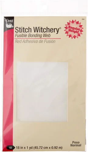 Vista 4 de Dritz - 227 1/4x20 Stitch Witchery 1/4inx 20yd, 1/4-pulgada X 20-yardas, blanco