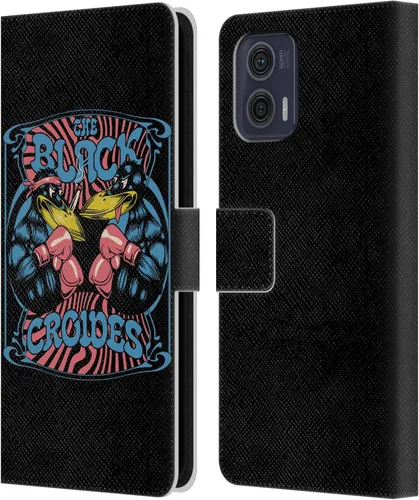 Vista 8 de Head Case Designs Officially Licensed The Black Crowes Artwork Graphics Leather Book Wallet Case Cover Compatible with Motorola Moto G73 5G