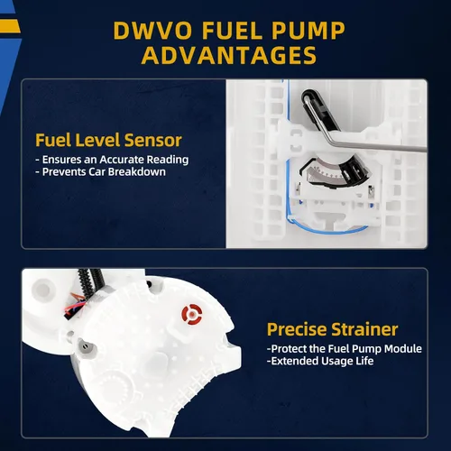 Vista 6 de DWVO Bomba de combustible con unidad de envío compatible con Chrysler 200 2015-2016 y Jeep Cherokee 2014-2016 y Dodge Dart 2013-2016 L4 2.0L 2.4L