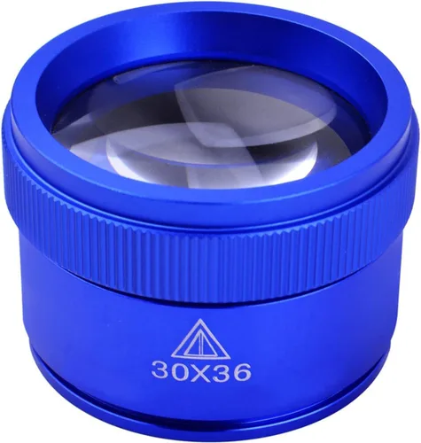 Vista 8 de BronaGrand Lupa óptica 30X Lupa Lupa Loop Microscopio Lupa Lente Portátil para Joyero, Monedas, Sellos