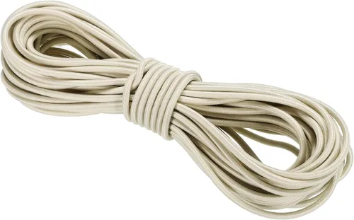 Vista 51 de PATIKIL Cuerda elástica elástica de 109 yardas (328.1 ft), cuerda elástica pesada de 0.059 in, albaricoque para manualidades, correas de gancho